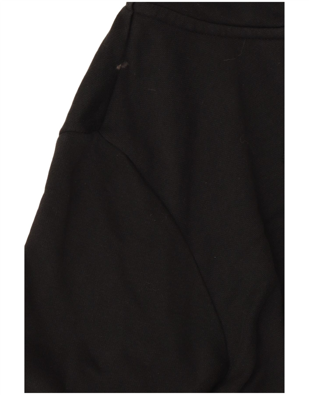 Nike Womens Zip Hoodie Sweater UK 14 Medium Black Cotton