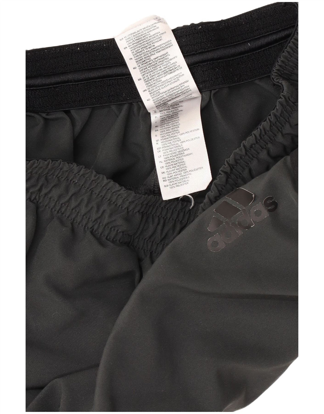 Adidas Mens Climalite Sport Shorts Small  Grey Polyester