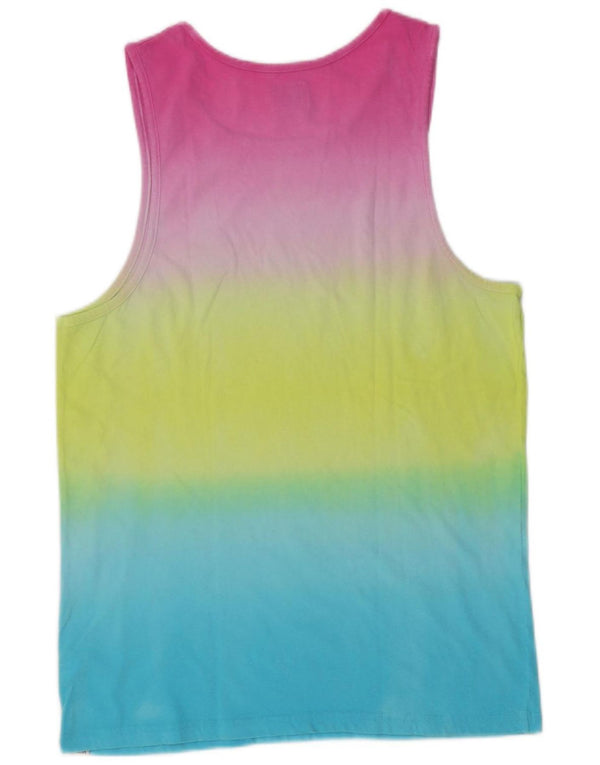 Vans Mens Vest Top Medium Multicoloured Colourblock Cotton