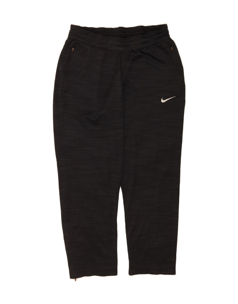 NIKE Womens Dri Fit Tracksuit Trousers UK 18 XL Black Flecked Polyester Vintage Nike and Second-Hand Nike from Messina Hembry 