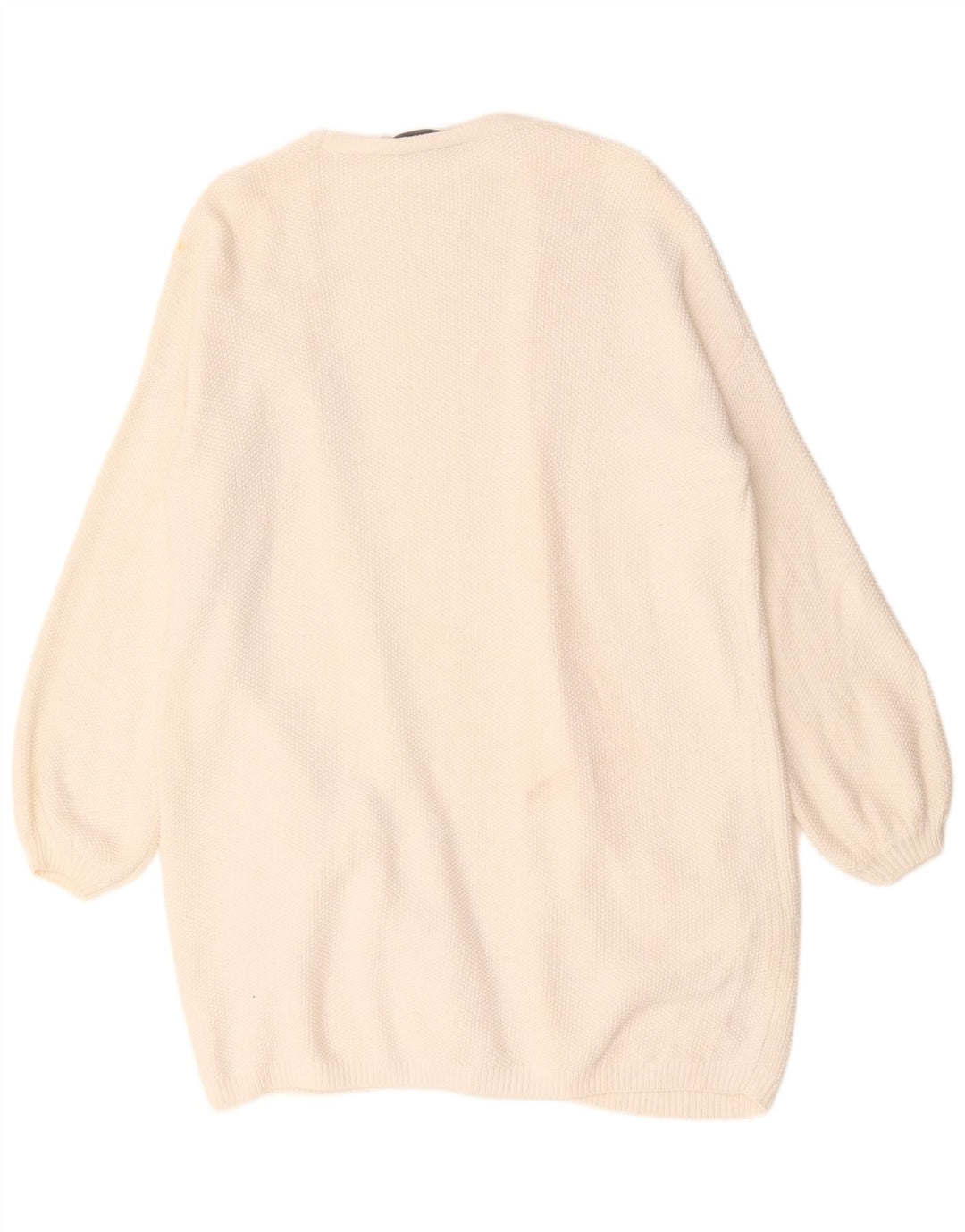 MINT VELVET Womens Oversized Longline Cardigan Sweater UK 14 Medium White