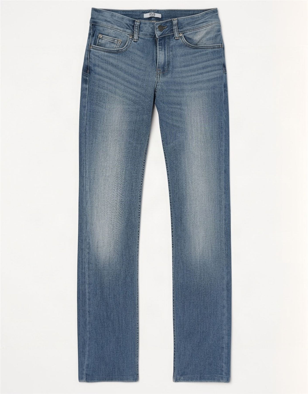 Liu Jo Womens Low Waist Straight Jeans W27 L30 Blue