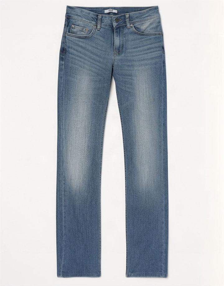 Liu Jo Womens Low Waist Straight Jeans W27 L30 Blue
