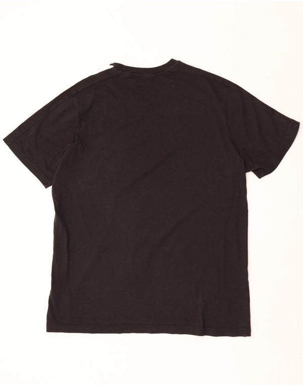 Adidas Mens Juventus T-Shirt Top Large Black Cotton