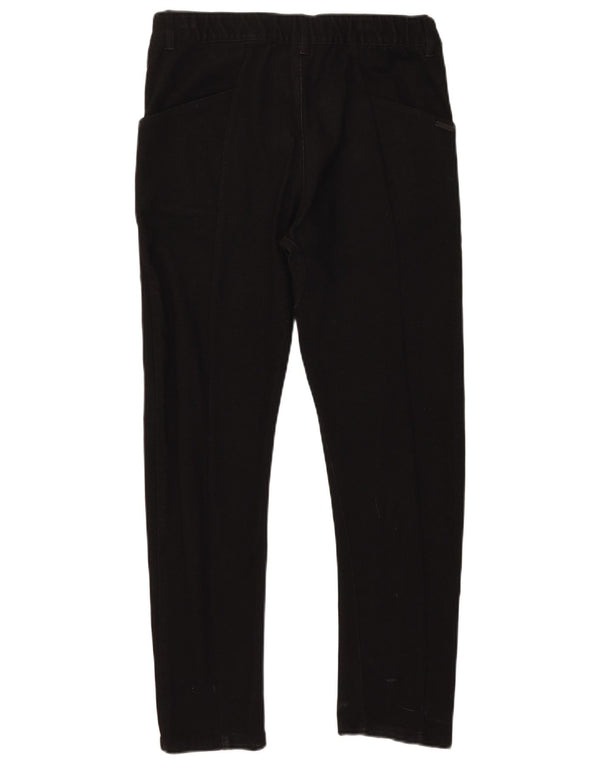 Zara Boys Slim Casual Trousers 13-14 Years W30 L28 Black Polyester