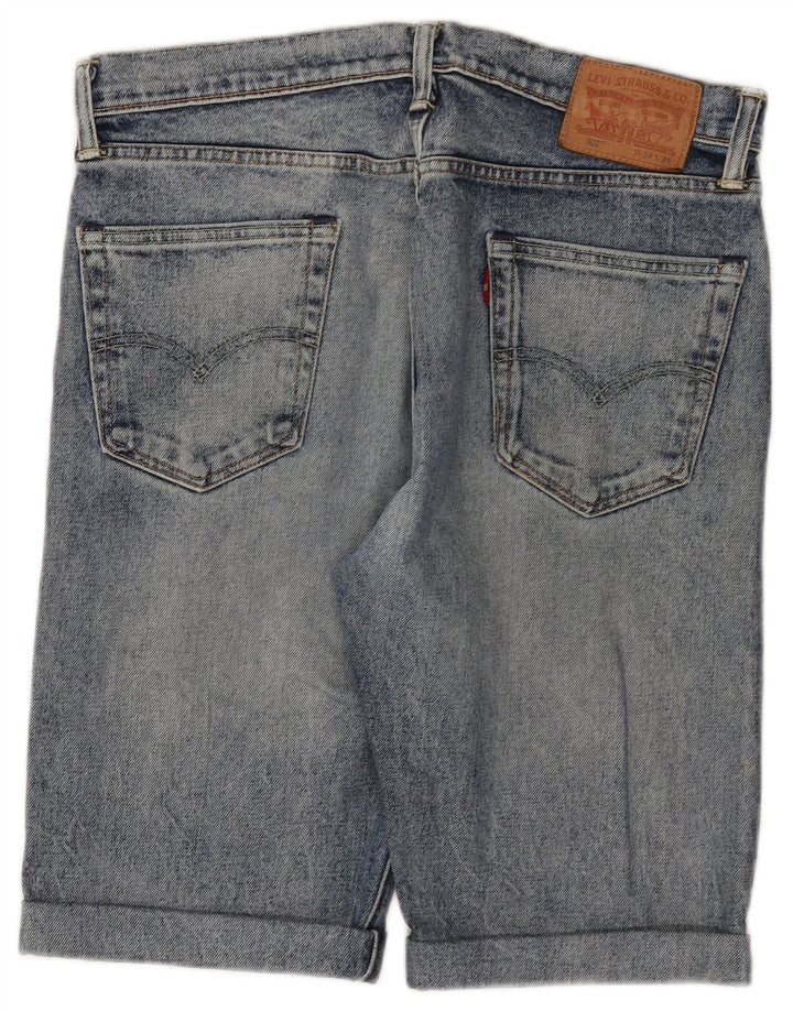 Levi's Mens 502 Denim Shorts W34 Large Blue Cotton