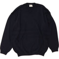 SILVERSTONE Mens V-Neck Jumper Sweater XL Navy Blue Acrylic Vintage Silverstone and Second-Hand Silverstone from Messina Hembry 