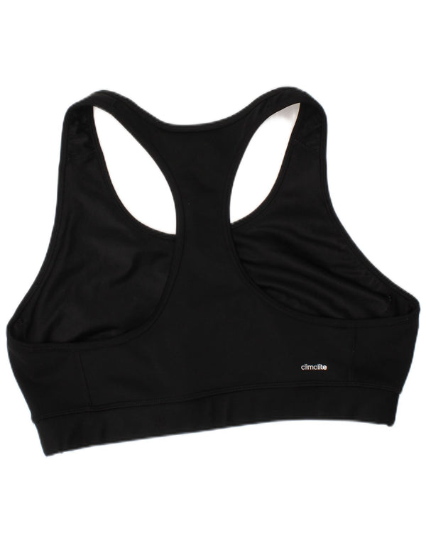Adidas Womens Climacool Sport Bra Top UK 16/18 Large Black Sports