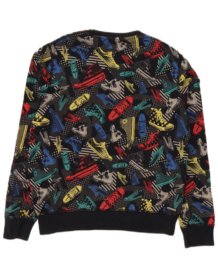 Converse Mens Graphic Sweatshirt Jumper Medium Multicoloured Cotton