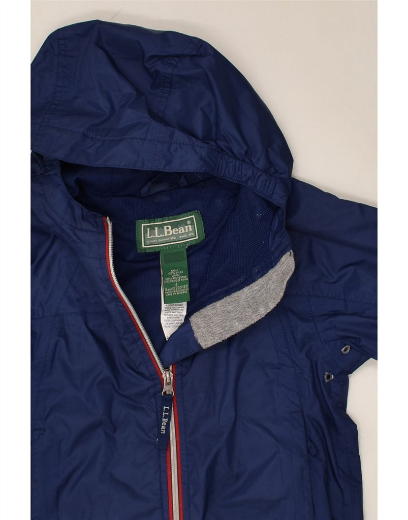 L.L.BEAN Boys Hooded Rain Jacket 3-4 Years Navy Blue Polyester | Vintage L.L.Bean | Thrift | Second-Hand L.L.Bean | Used Clothing | Messina Hembry 