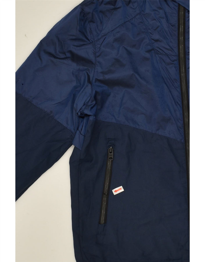 JACK & JONES Boys Hooded Rain Jacket 11-12 Years Navy Blue | Vintage Jack & Jones | Thrift | Second-Hand Jack & Jones | Used Clothing | Messina Hembry 