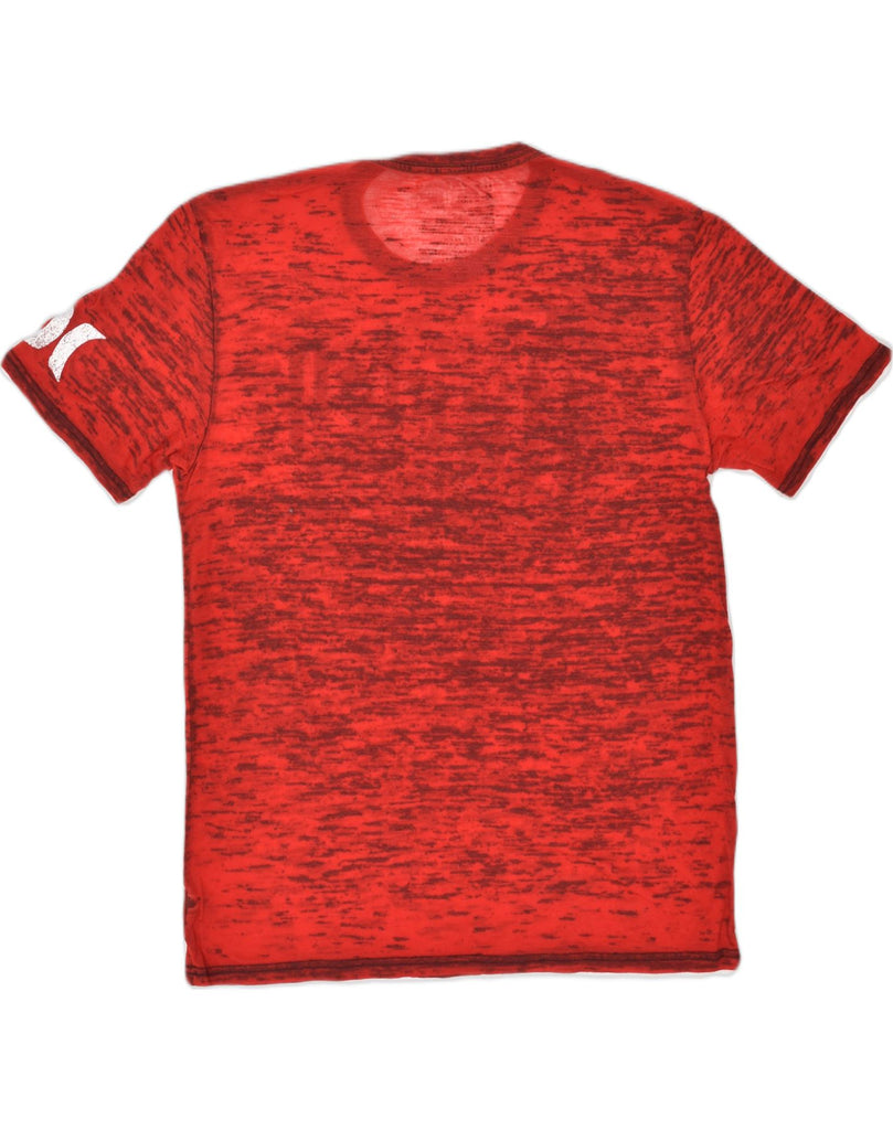 HURLEY Mens Premium Fit Graphic T-Shirt Top XL Red Flecked Polyester | Vintage Hurley | Thrift | Second-Hand Hurley | Used Clothing | Messina Hembry 