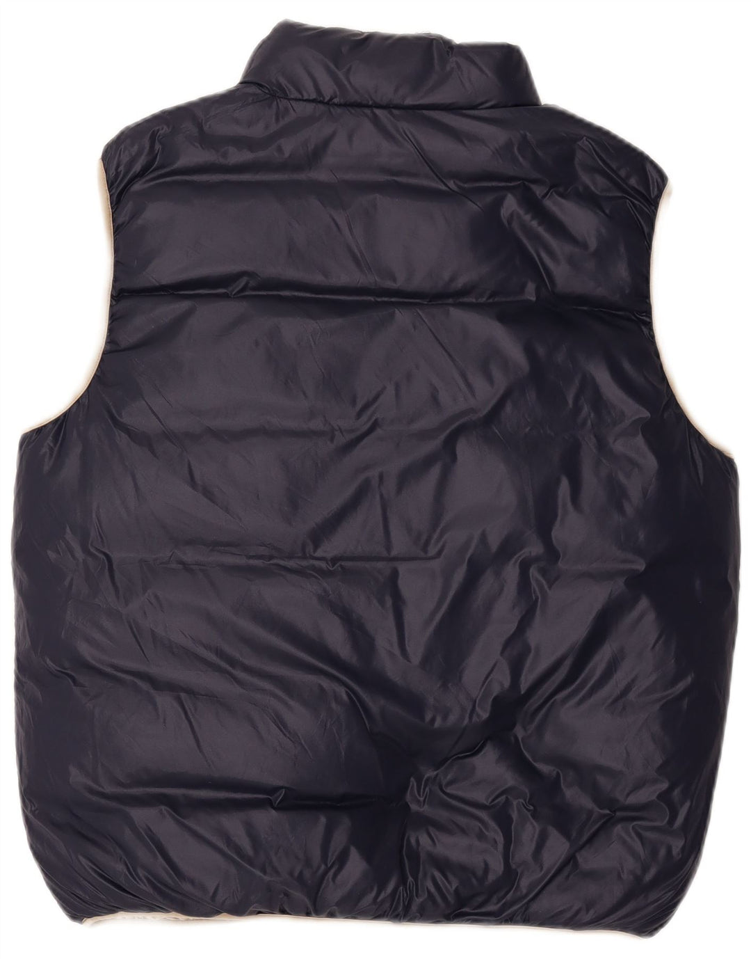 North Sails Mens Reversible Padded Gilet UK 40 Large Beige Nylon