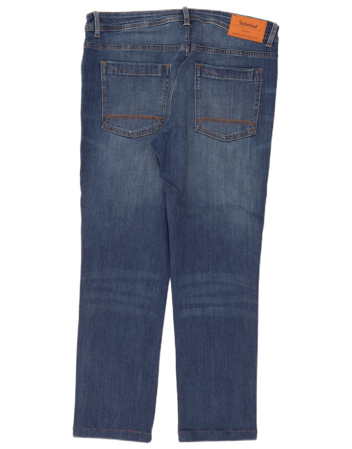 Timberland Womens Straight Jeans W36 L29 Blue Cotton