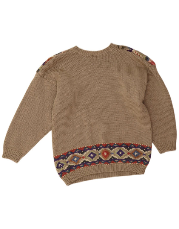 Together Womens Boat Neck Jumper Sweater UK 12/14 Medium Grey Floral