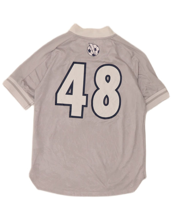 Adidas Boys Aeroready Graphic T-Shirt Top 13-14 Years Grey Polyester