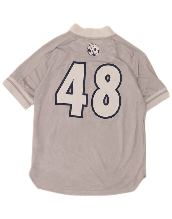 Adidas Boys Aeroready Graphic T-Shirt Top 13-14 Years Grey Polyester