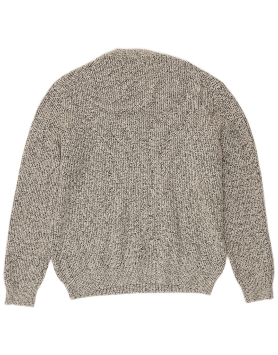 Marks & Spencer Mens Crew Neck Jumper Sweater Large Grey Polyamide