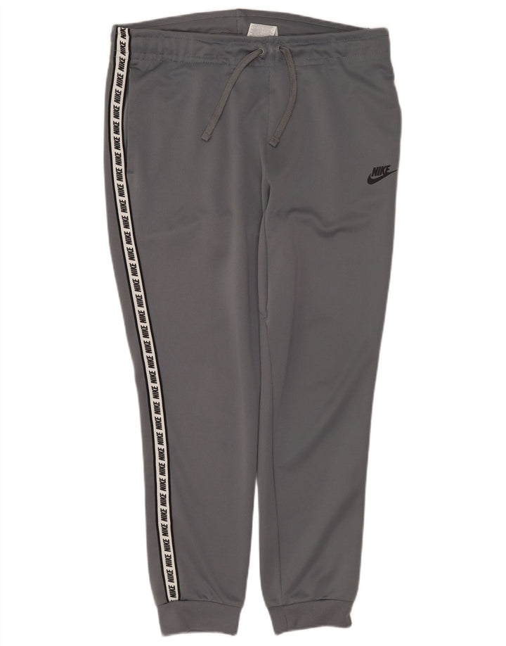 Nike Mens Graphic Tracksuit Trousers Joggers Medium Grey Colourblock