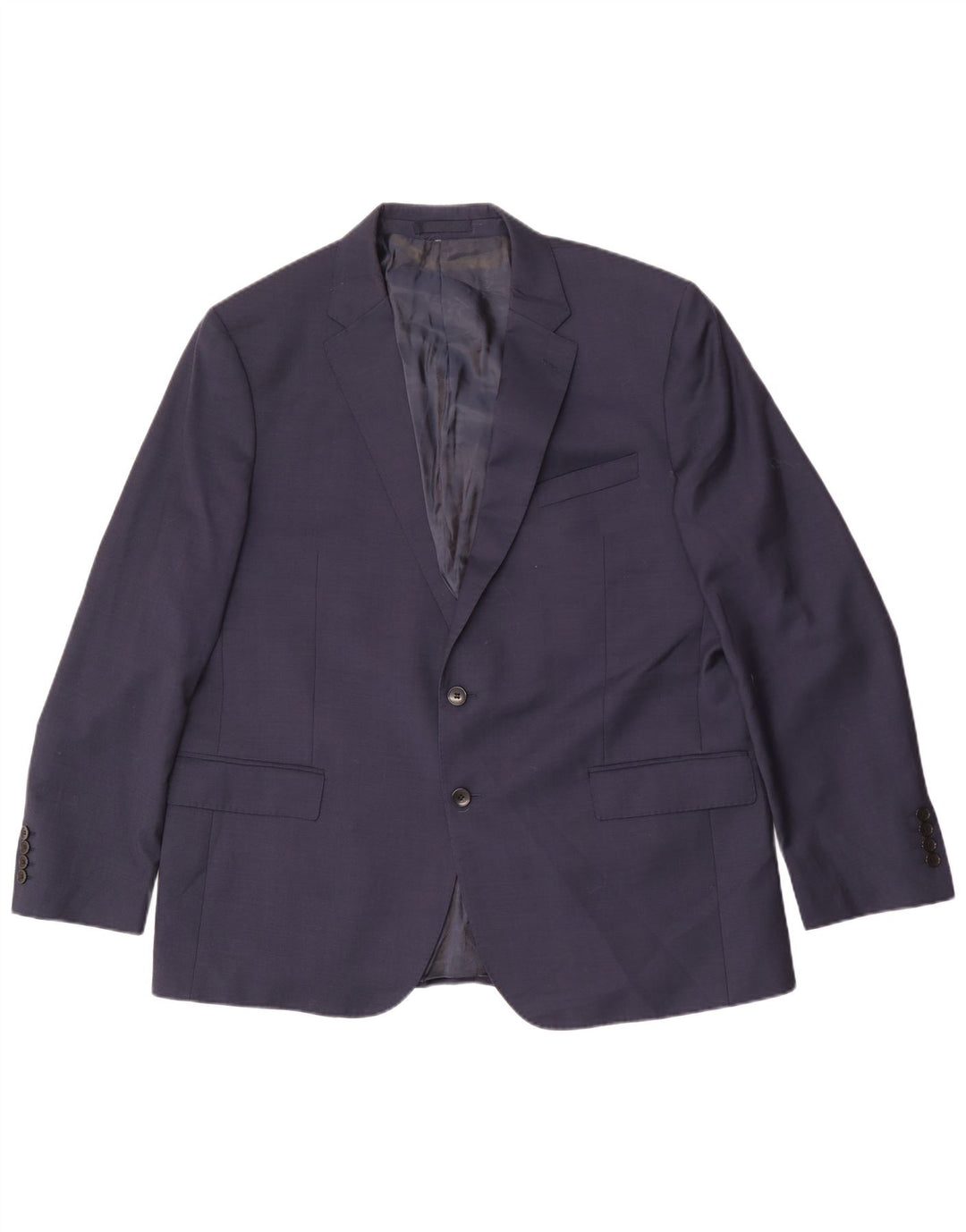 Marks & Spencer Mens Autograph 2 Button Blazer Jacket UK 48 2XL Navy Blue