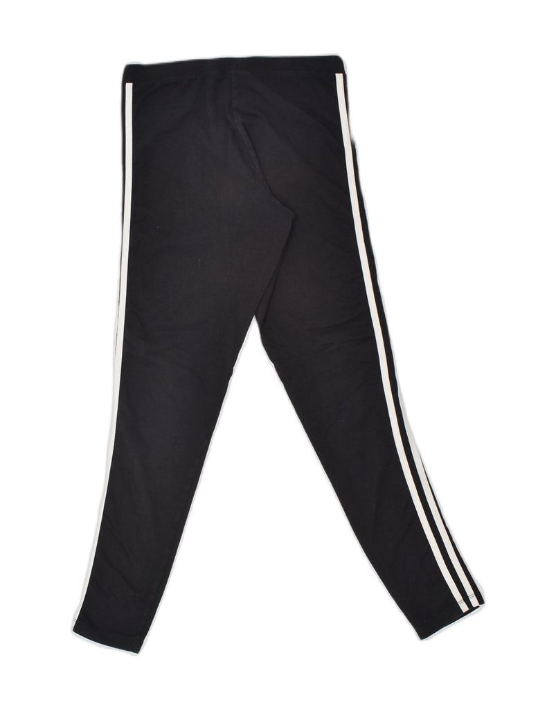 ADIDAS Womens Leggings UK 6 XS W26 Black Cotton | Vintage | Thrift | Second-Hand | Used Clothing | Messina Hembry 