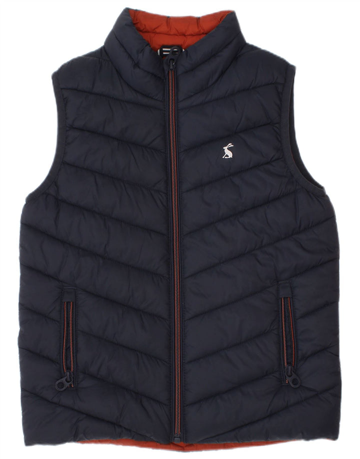 Joules Girls Padded Gilet 5-6 Years Navy Blue Polyamide