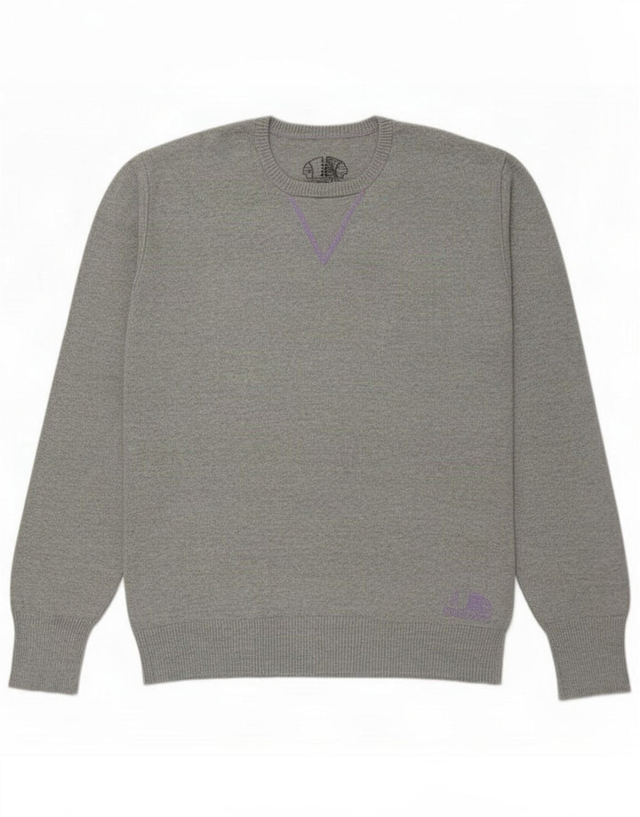 Americanino Mens Crew Neck Jumper Sweater Medium Grey