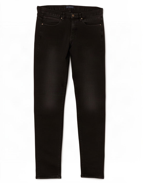Zara Mens Slim Jeans EU 44 Large W34 L31 Black