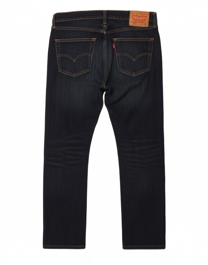 LEVI'S Mens 511 Slim Jeans W32 L32 Navy Blue Cotton