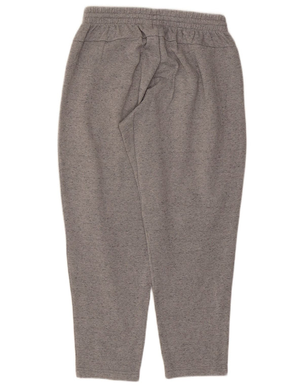 Adidas Mens Tracksuit Trousers Medium Grey Flecked Cotton