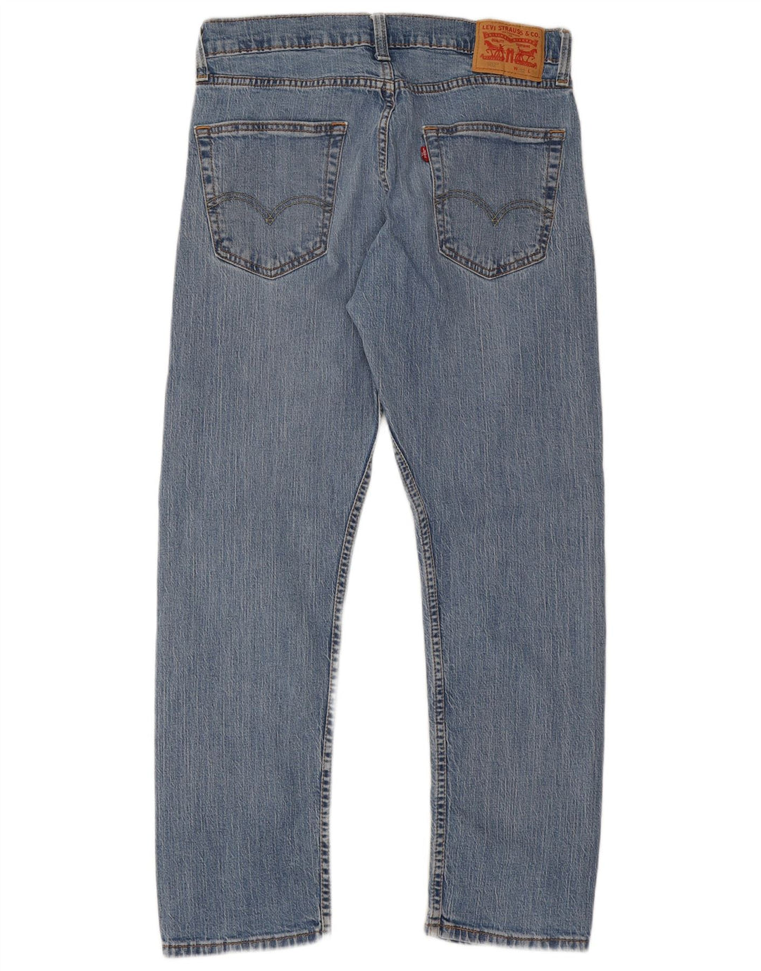 Levi's Mens 502 Tapered Jeans W32 L30 Blue Cotton