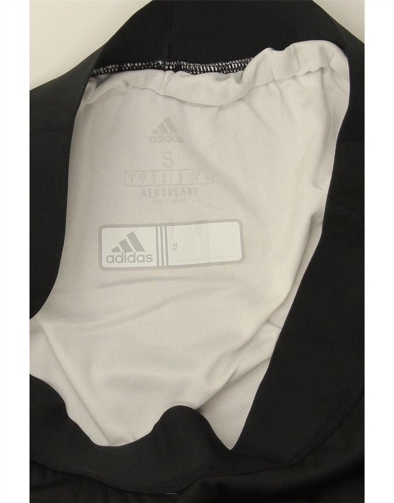 ADIDAS Womens Aeroready Sport Shorts UK 10 Small Black Vintage Adidas and Second-Hand Adidas from Messina Hembry 