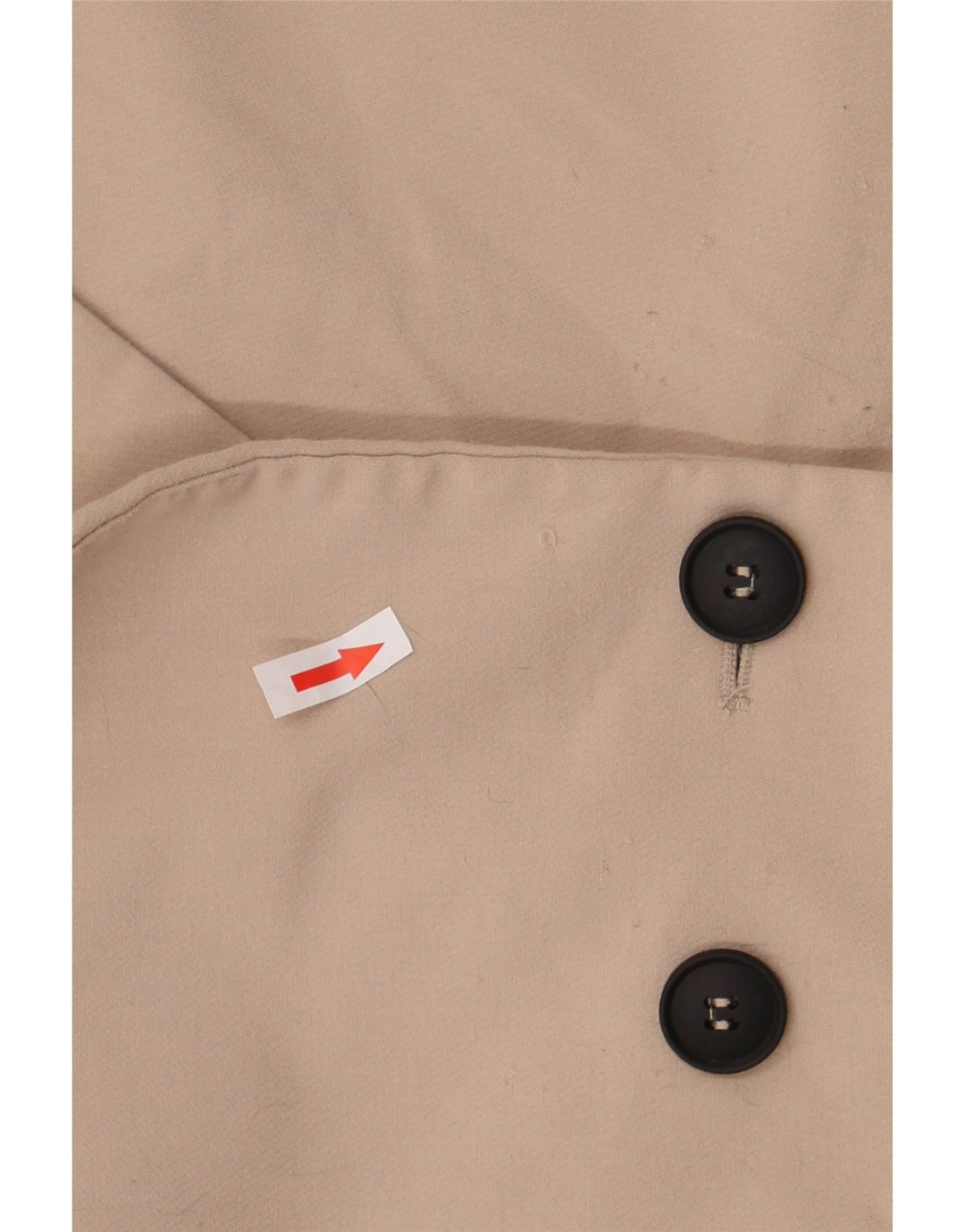 Zara Womens Oversized Double Breasted Blazer Jacket UK 10 Small Beige