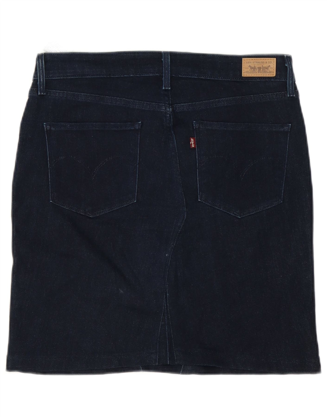Levi's Womens Denim Skirt W30 Medium Navy Blue Cotton
