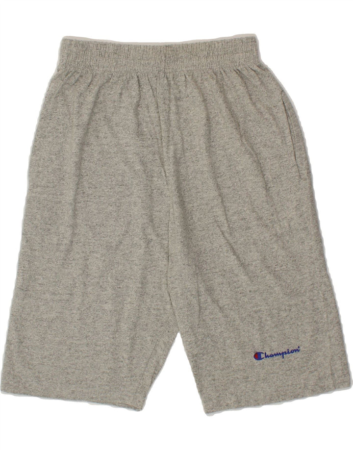 CHAMPION Womens Sport Shorts UK 12 Medium  Grey Cotton Vintage Champion and Second-Hand Champion from Messina Hembry 