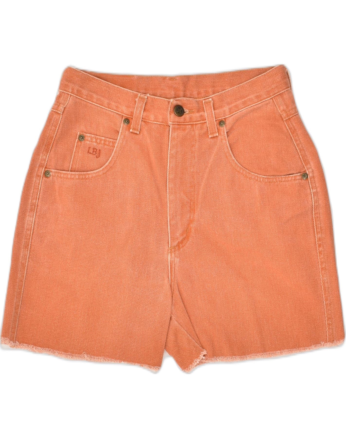 zuwimk Womens Shorts,Women High Waisted Denim Shorts Ripped Button Fly Jean  Shorts Orange,L - Walmart.com