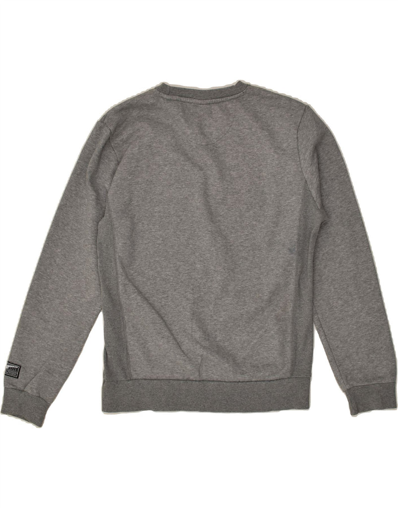 PUMA Mens Sweatshirt Jumper Small Grey Cotton | Vintage Puma | Thrift | Second-Hand Puma | Used Clothing | Messina Hembry 