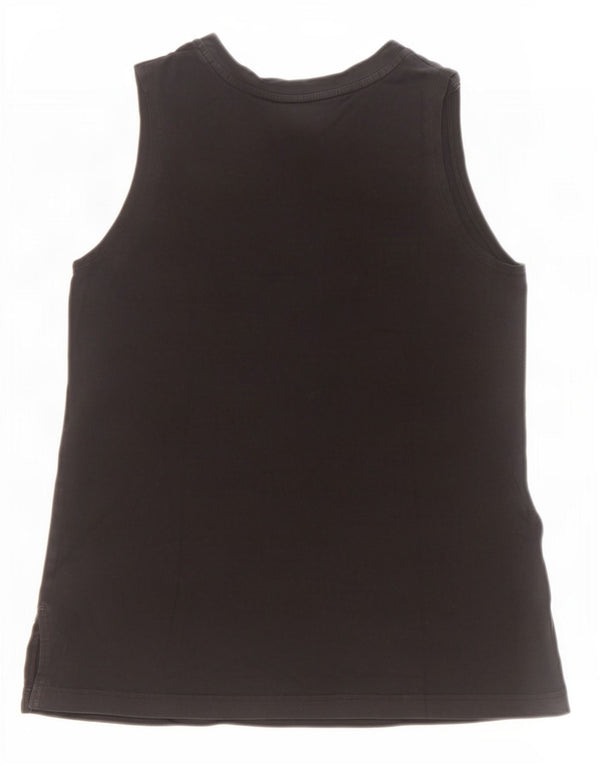 Nike Mens Graphic Vest Top Medium Black Colourblock Cotton