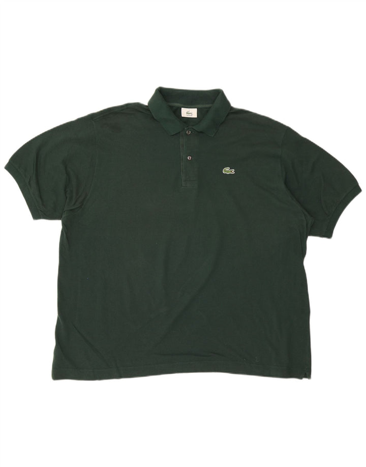 LACOSTE Mens Polo Shirt Size 7 2XL Green
