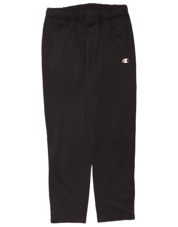 Champion Womens Tracksuit Trousers UK 12 Medium Black Polyester