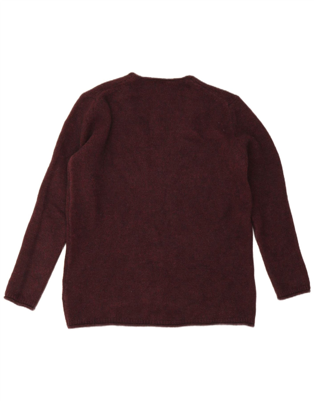 Rifle Mens V-Neck Jumper Sweater XL Burgundy