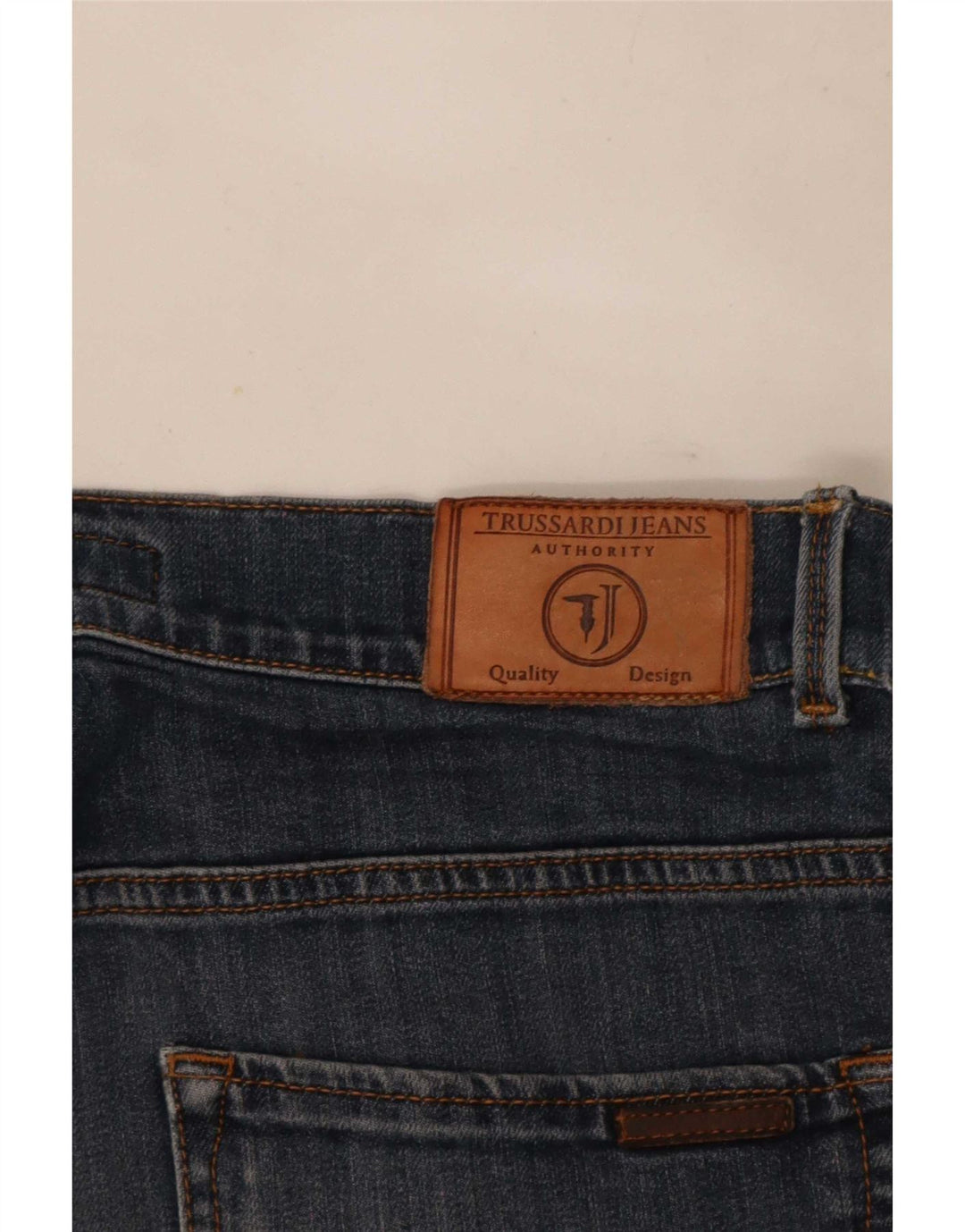 Trussardi Mens Straight Jeans W32 L28 Blue