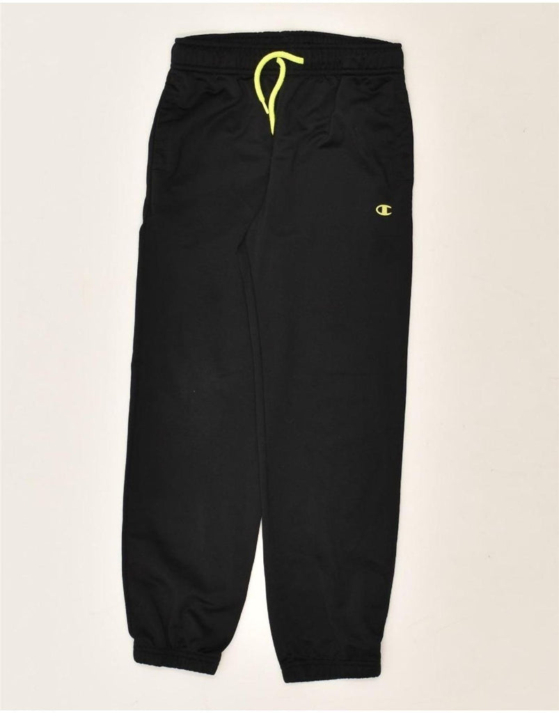 CHAMPION Boys Pro-tec Tracksuit Trousers Joggers 7-8 Years Small  Black | Vintage Champion | Thrift | Second-Hand Champion | Used Clothing | Messina Hembry 