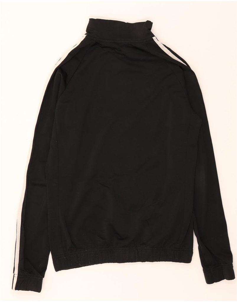 ADIDAS Womens Tracksuit Top Jacket UK 12/14 Medium Black Polyester Vintage Adidas and Second-Hand Adidas from Messina Hembry 
