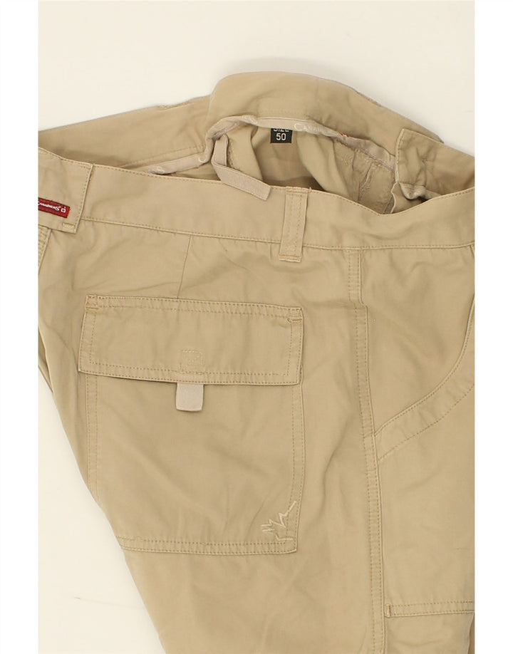 CANADIENS Mens Cargo Shorts IT 50 Large W32  Beige Vintage Canadiens and Second-Hand Canadiens from Messina Hembry 