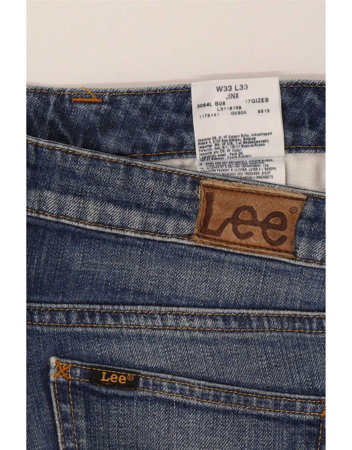 Lee Womens Jinx Bootcut Jeans W33 L33 Blue Cotton