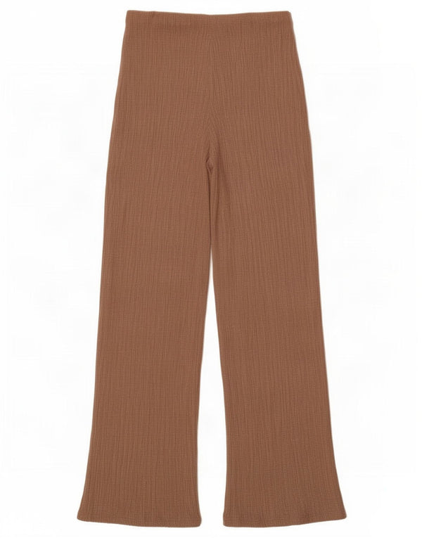 Zara Womens Loose Fit Casual Trousers Medium W28 L32 Beige Lyocell