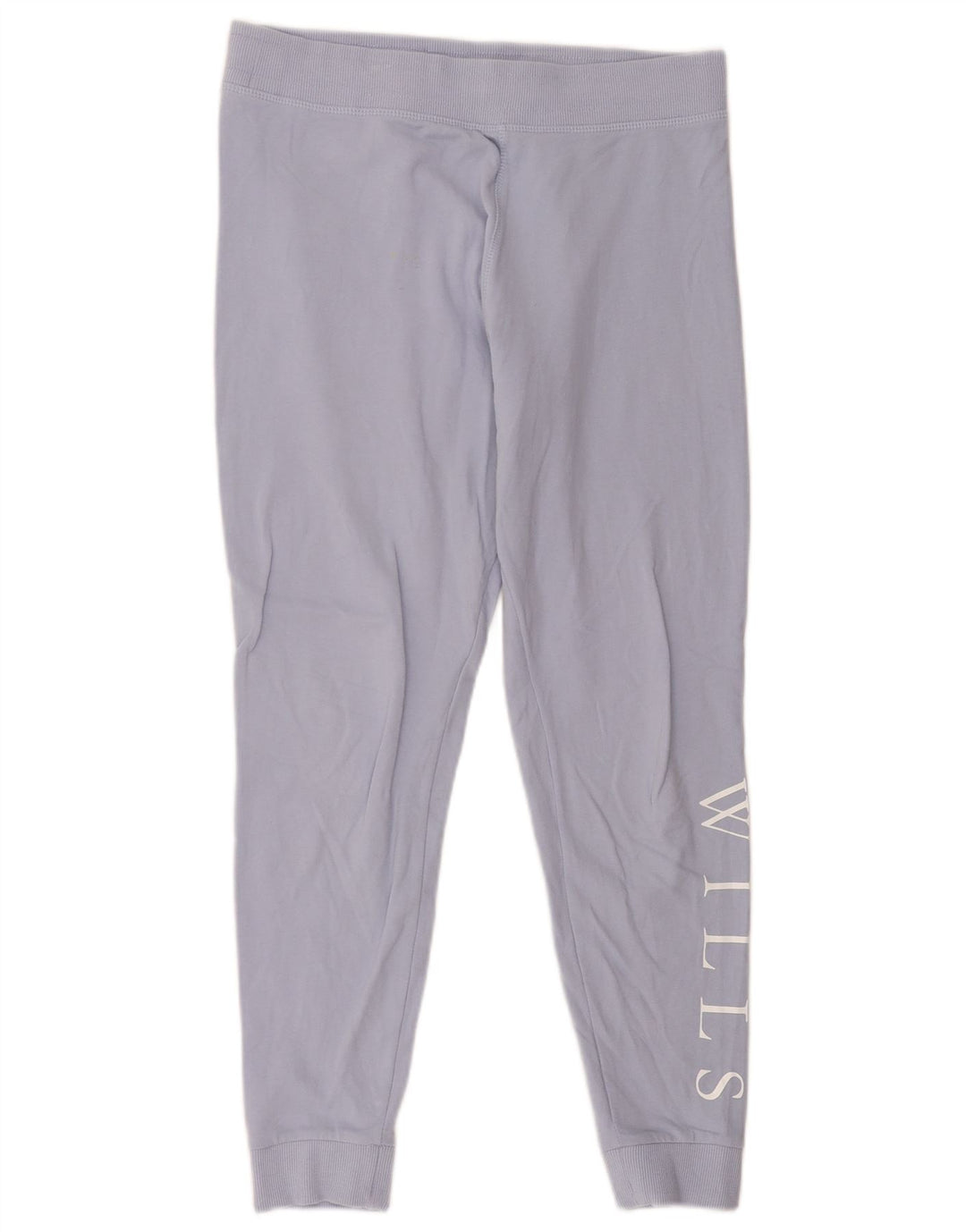 Jack Wills Womens Graphic Tracksuit Trousers Joggers UK 12 Medium Blue