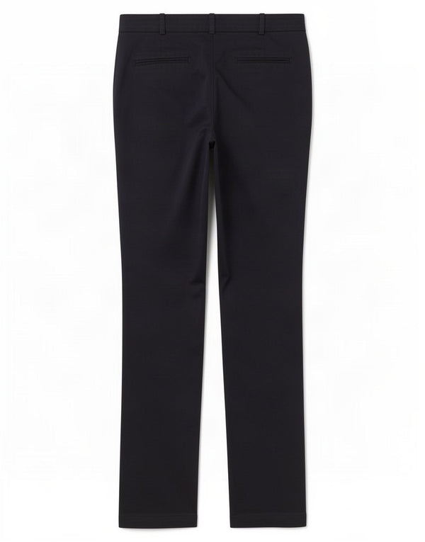 Massimo Dutti Womens Straight Casual Trousers EU 38 Small W28 L32 Navy Blue