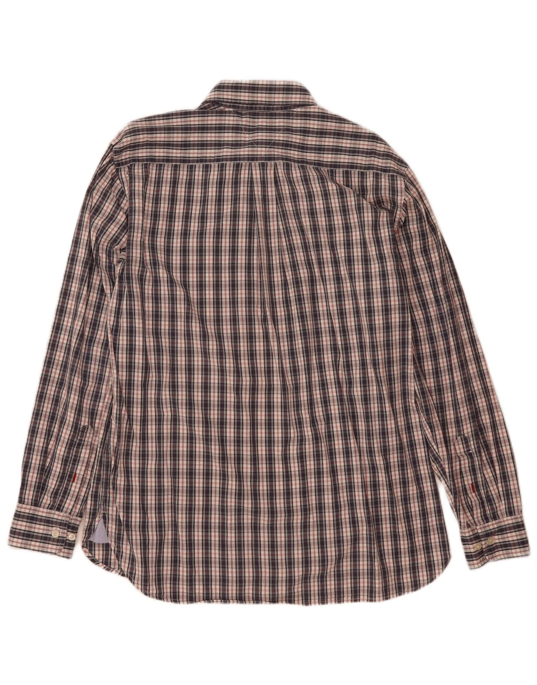 Tommy Hilfiger Mens Shirt Large Navy Blue Check